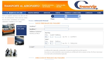 Optimización del sitio: Transvip